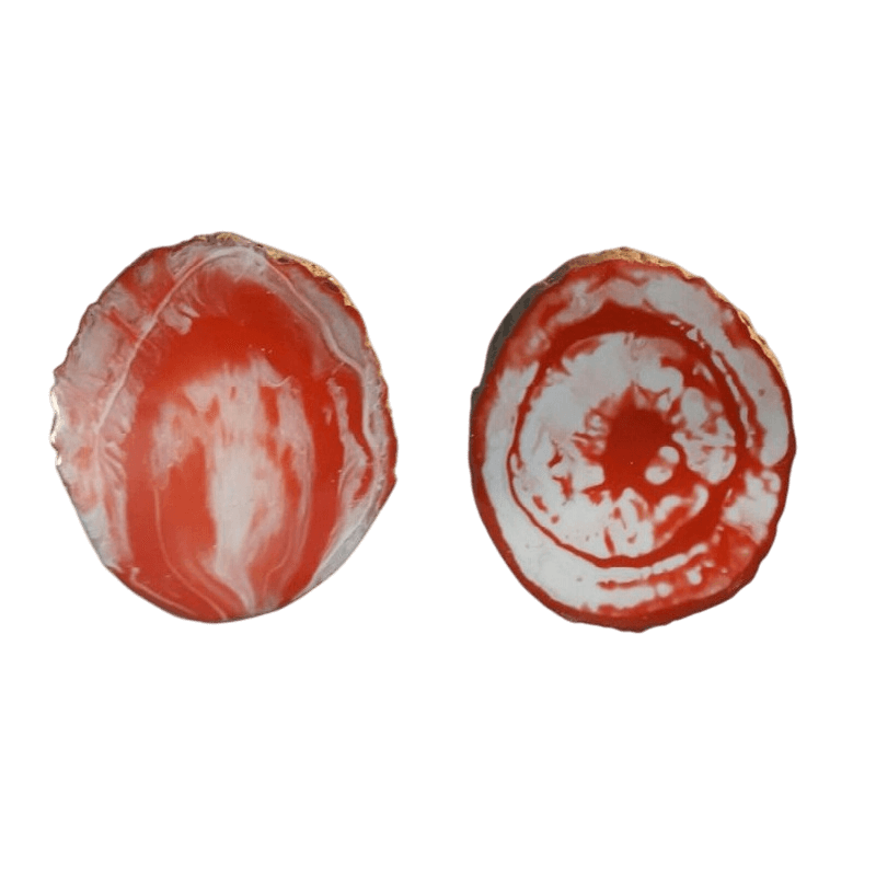 RESIN COASTER ROUND SHAPE (COLOR)